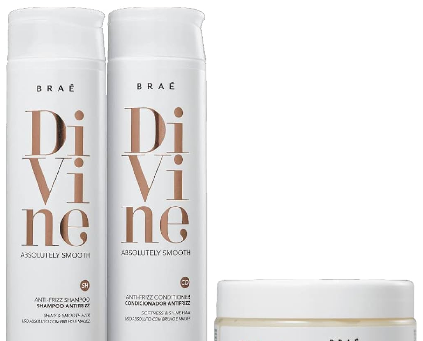Kit Braé Divine – Shampoo, Condicionador e Máscara — Braé com entrega em Recife | Liquida Perfumes