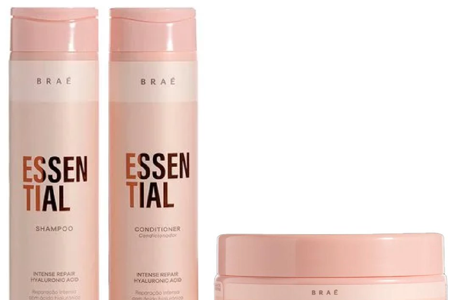Kit Braé Essential – Shampoo, Condicionador e Máscara — Braé com entrega em Recife | Liquida Perfumes