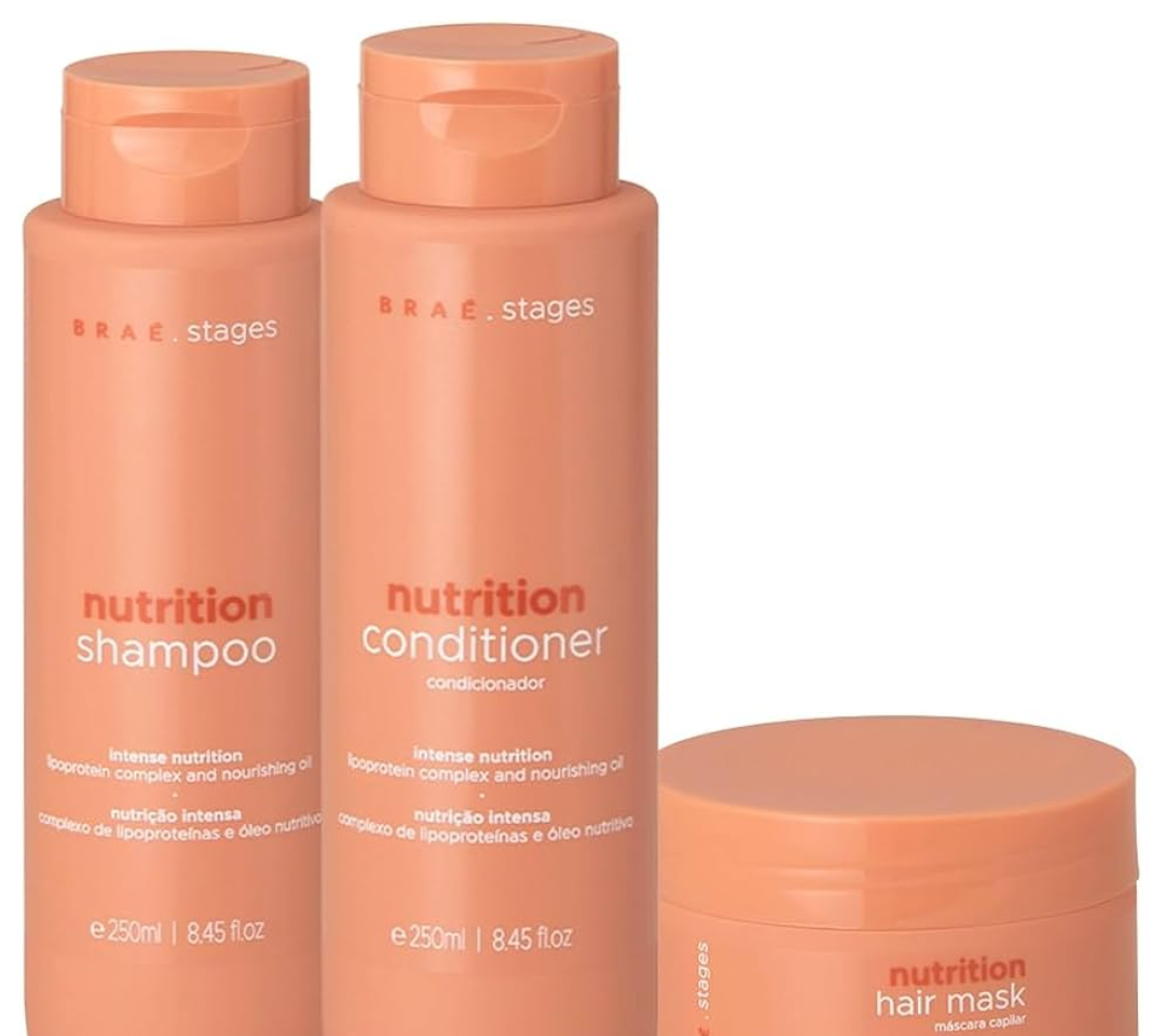 Kit Braé Stages Nutrition – Shampoo, Condicionador e Máscara — Braé com entrega em Recife | Liquida Perfumes