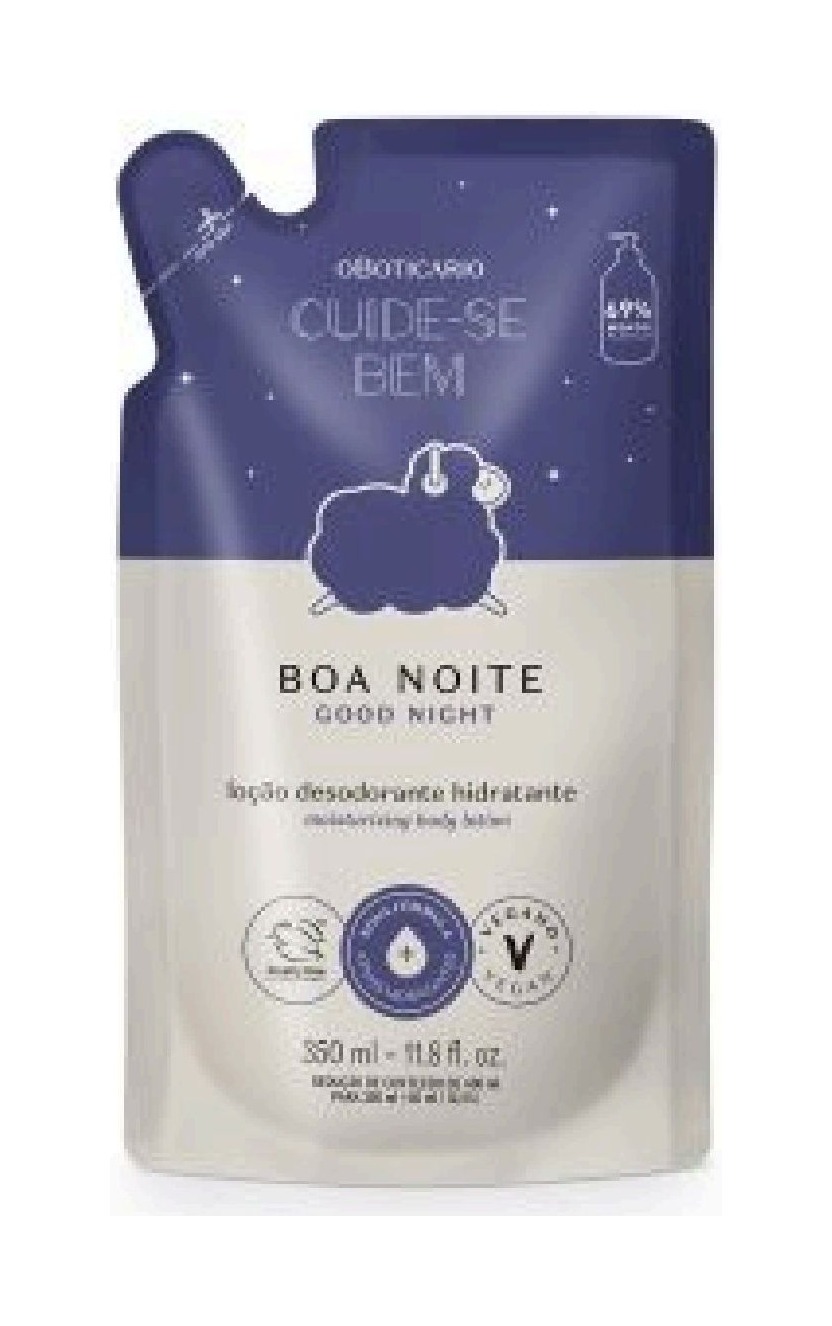 Refil Hidratante Cuide-se Bem Boa Noite 400ml — O Boticário com entrega em Recife | Liquida Perfumes