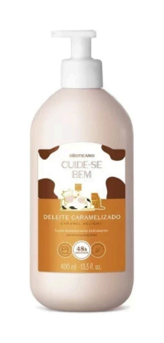 Hidratante Cuide-se Bem Deleite Caramelizado 400ml — O Boticário com entrega em Recife | Liquida Perfumes