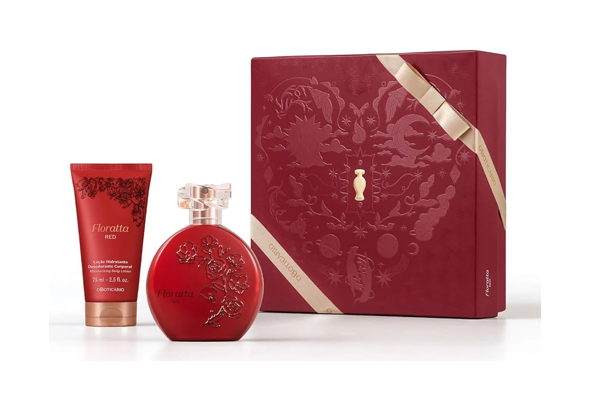 Kit Floratta Red [Dia dos Namorados] (75ml) — Dia dos Namorados com entrega em Recife | Liquida Perfumes