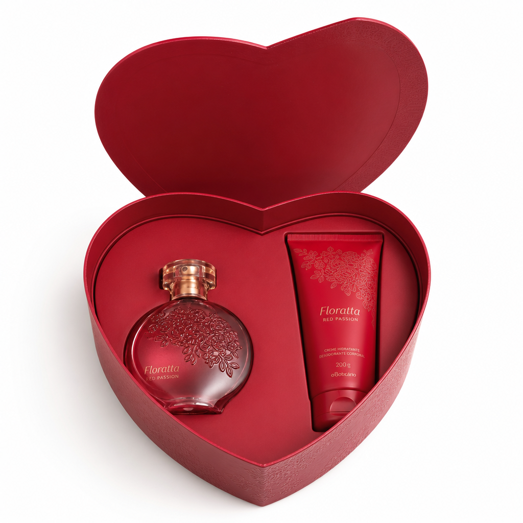 Kit Floratta Red Passion [Dia dos Namorados] (75ml) — Dia dos Namorados com entrega em Recife | Liquida Perfumes