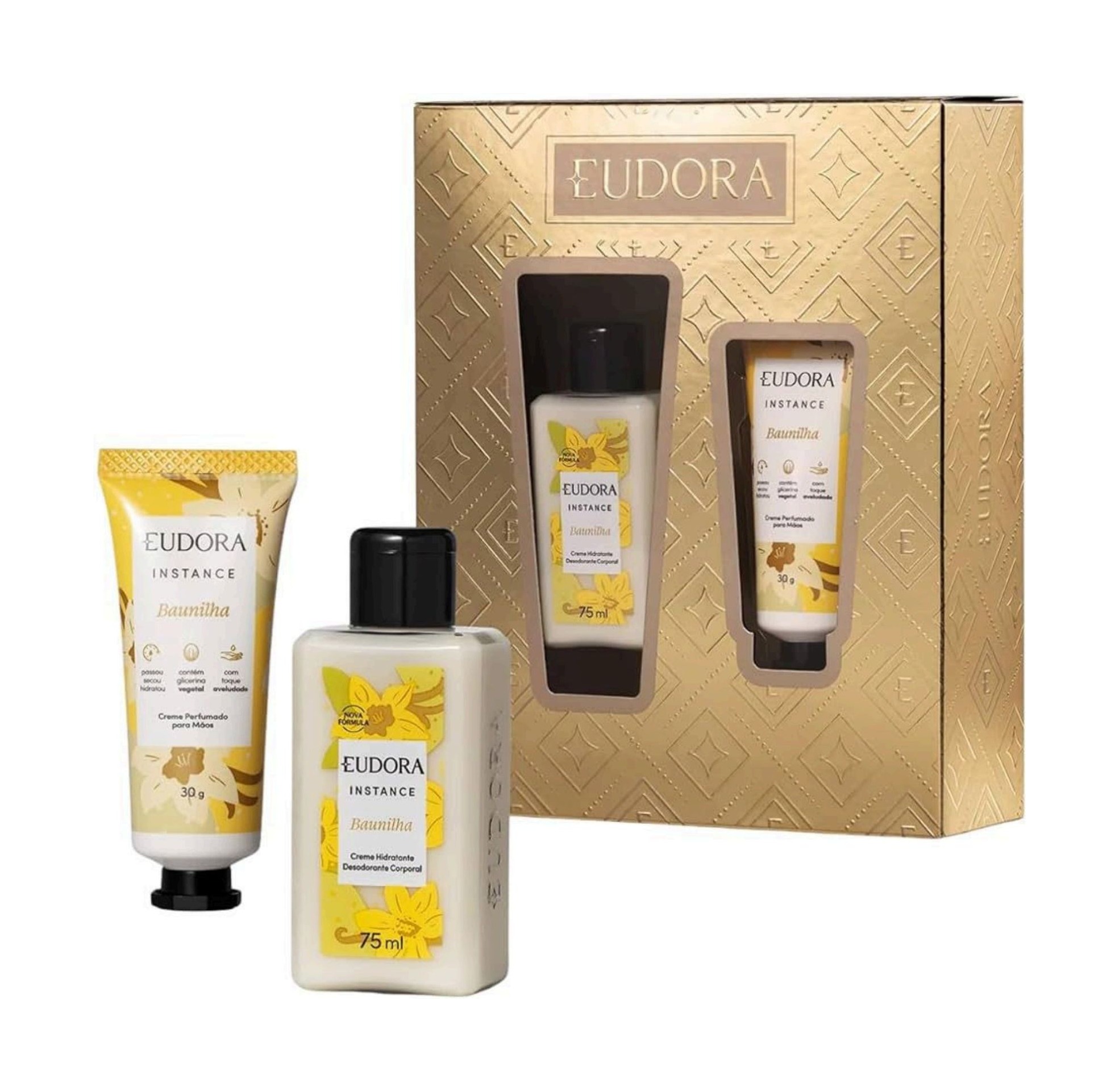 Kit Eudora Instance Baunilha (Esgotado) — Eudora com entrega em Recife | Liquida Perfumes
