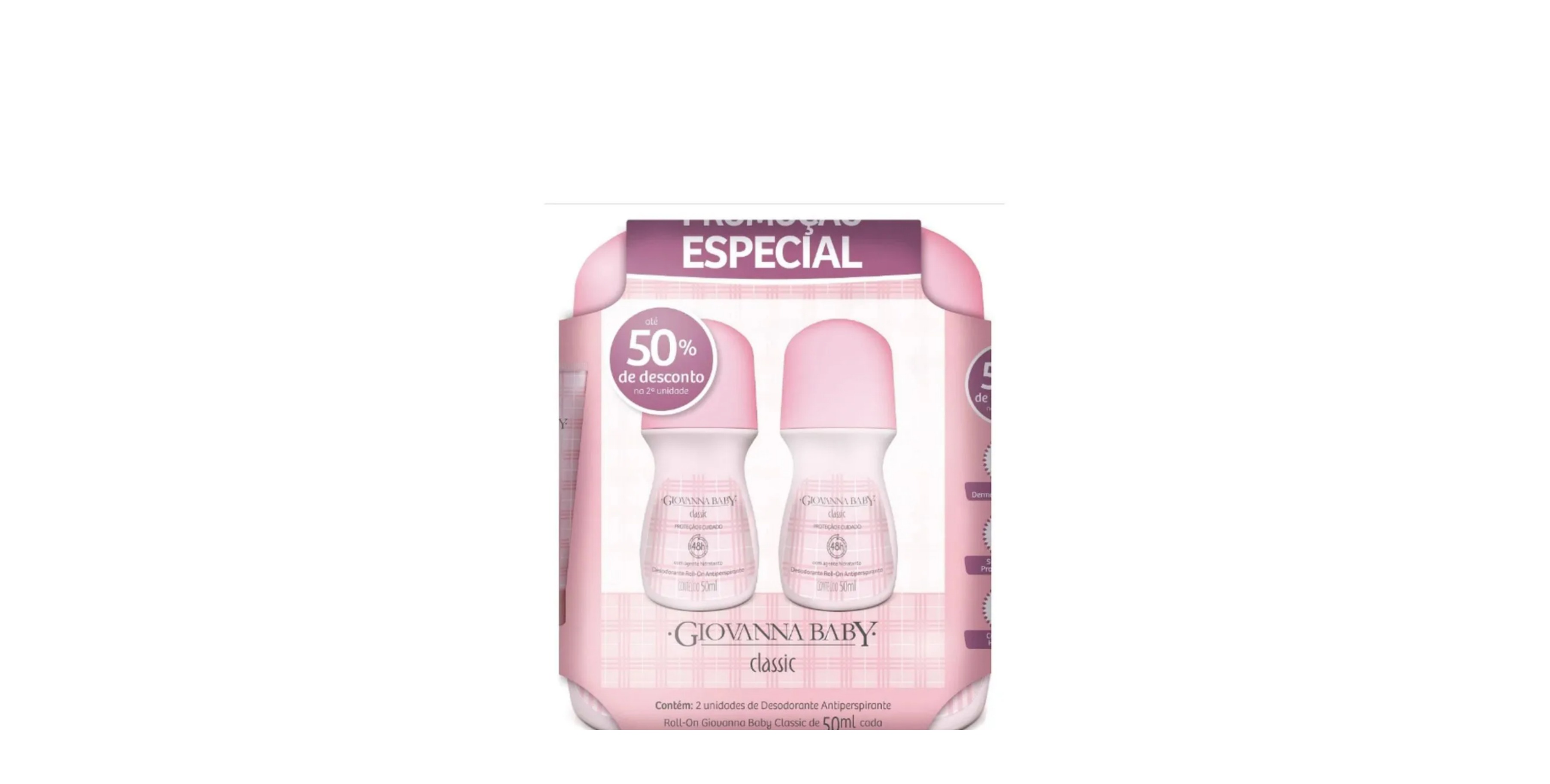 Giovanna Baby Pack Desodorante Roll-On [Classic] — Giovanna Baby com entrega em Recife | Liquida Perfumes