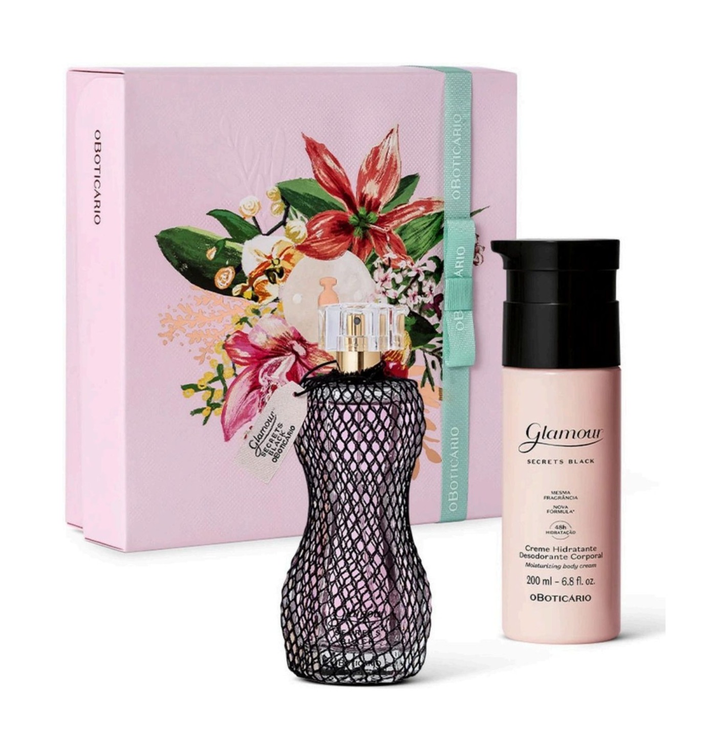 Kit Glamour Secrets Black — O Boticário com entrega em Recife | Liquida Perfumes