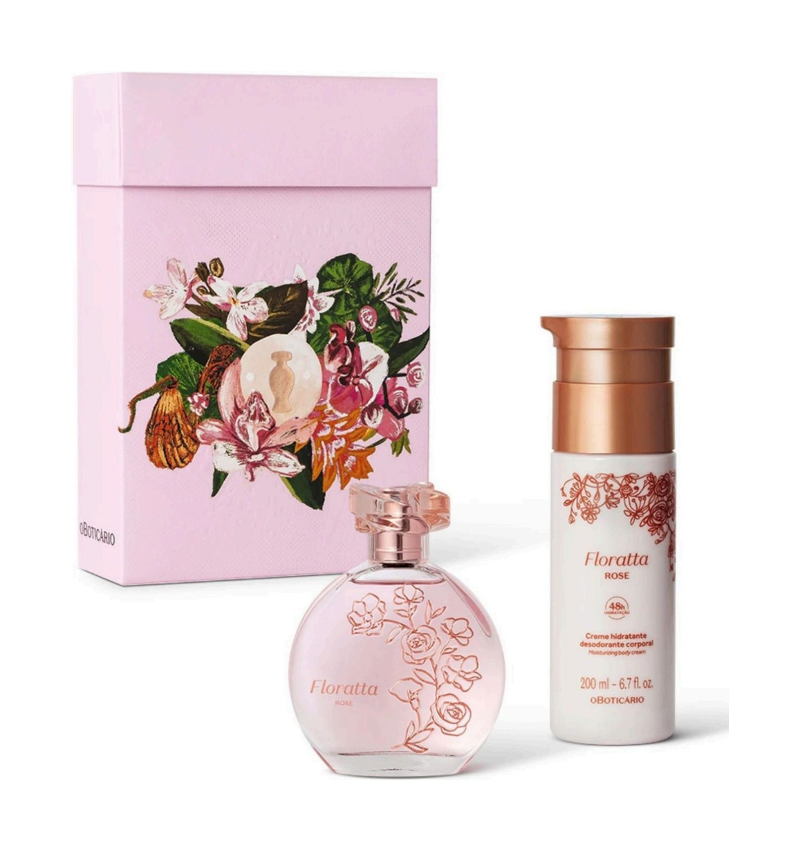 Kit Floratta Rose — O Boticário com entrega em Recife | Liquida Perfumes