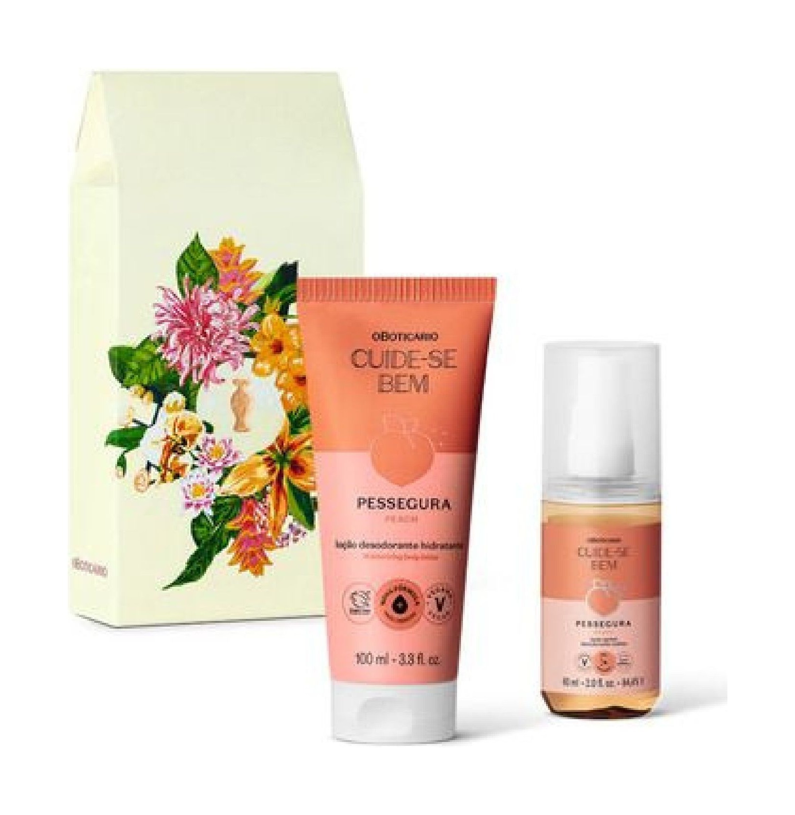 Kit Cuide-se Bem Pessegura — O Boticário com entrega em Recife | Liquida Perfumes