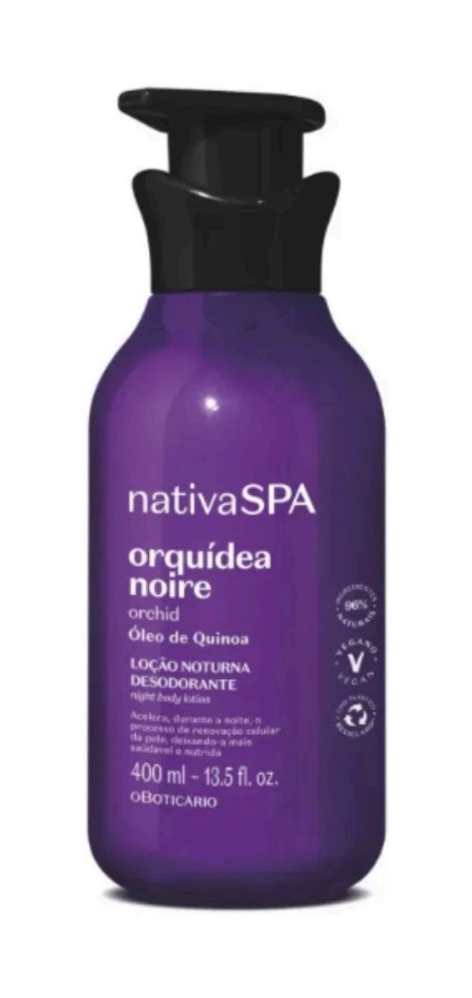Hidratante Nativa SPA Orquídea Noire 400ml — O Boticário com entrega em Recife | Liquida Perfumes