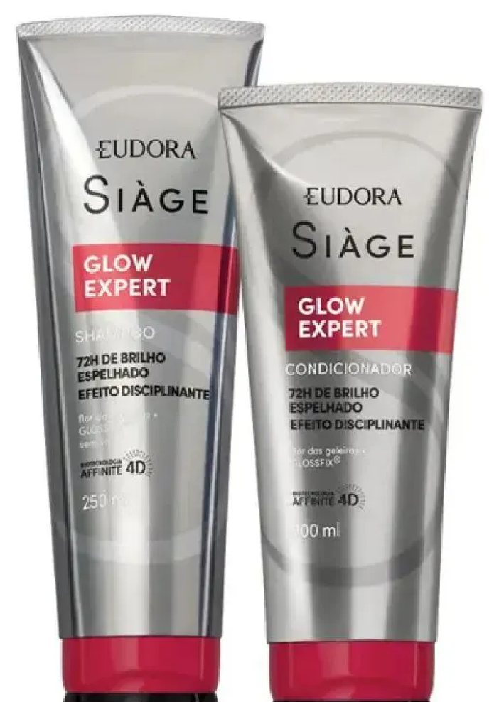 Shampoo e Condicionador Siàge Glow Expert — Eudora com entrega em Recife | Liquida Perfumes