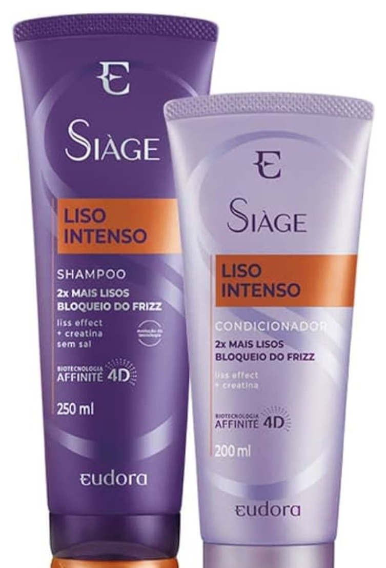 Shampoo e Condicionador Siàge Liso Intenso — Eudora com entrega em Recife | Liquida Perfumes