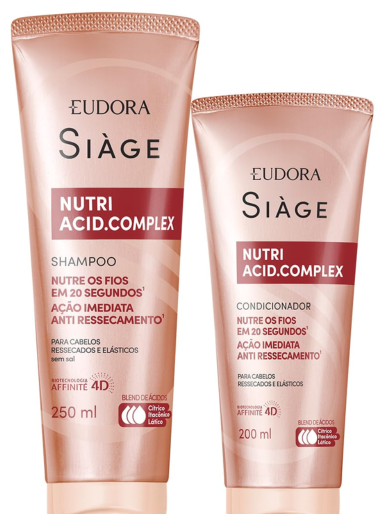 Shampoo e Condicionador Siàge Nutri Acid.Complex — Eudora com entrega em Recife | Liquida Perfumes