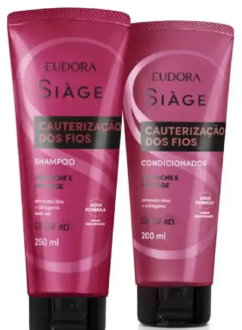 Shampoo e Condicionador Siàge Cauterização dos Fios — Eudora com entrega em Recife | Liquida Perfumes
