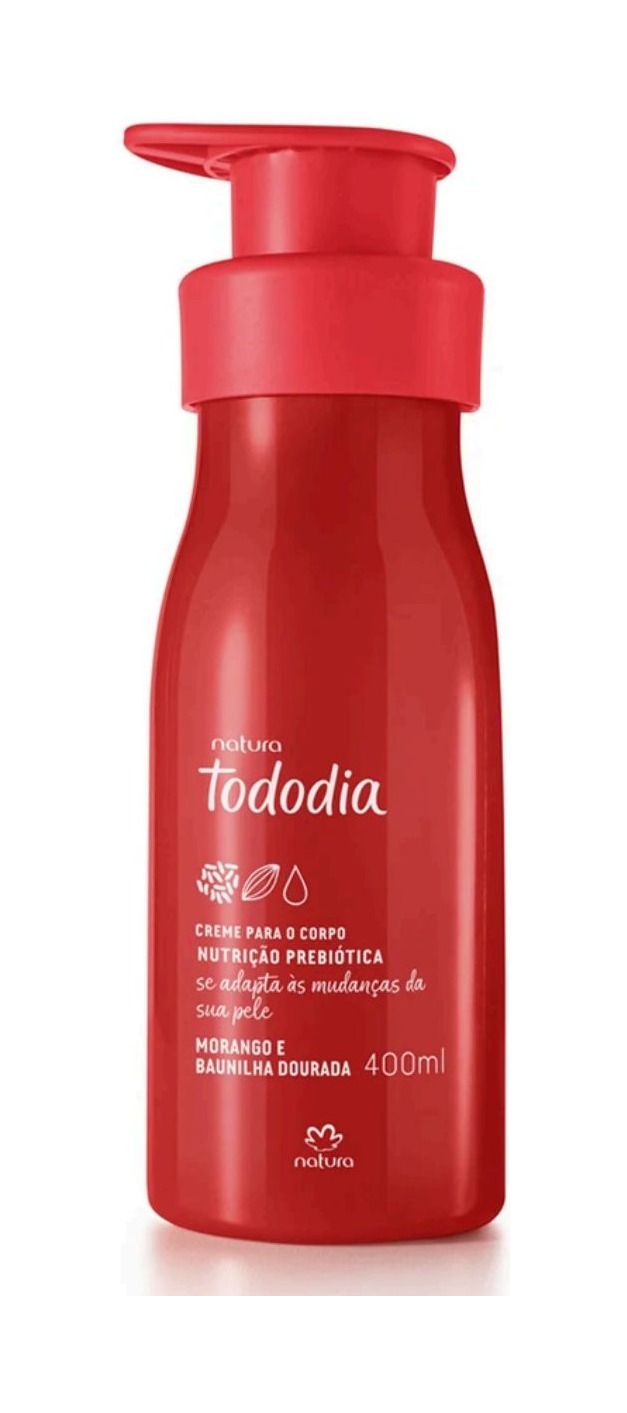 Hidratante Tododia Morango e Baunilha Dourada 400ml — Natura com entrega em Recife | Liquida Perfumes
